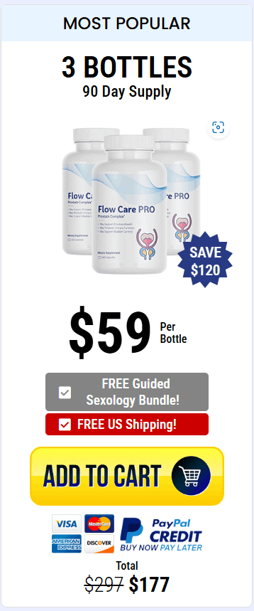 Flow Care PRO  90 Days Supply bottle – Order now image